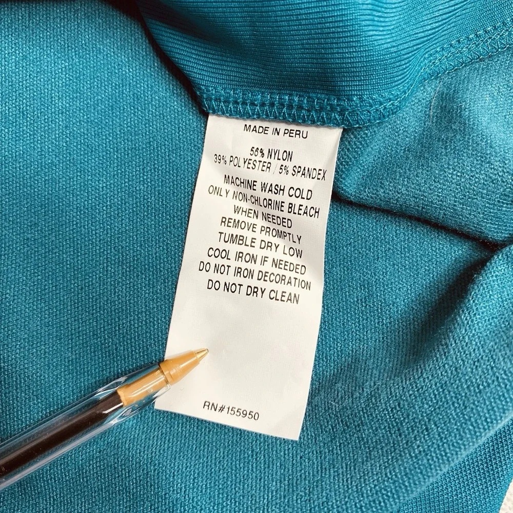 Greyson Siasconset 1/4 Zip‎ Pullover Shirt Golf Performance Fiddle Teal Blue XXL